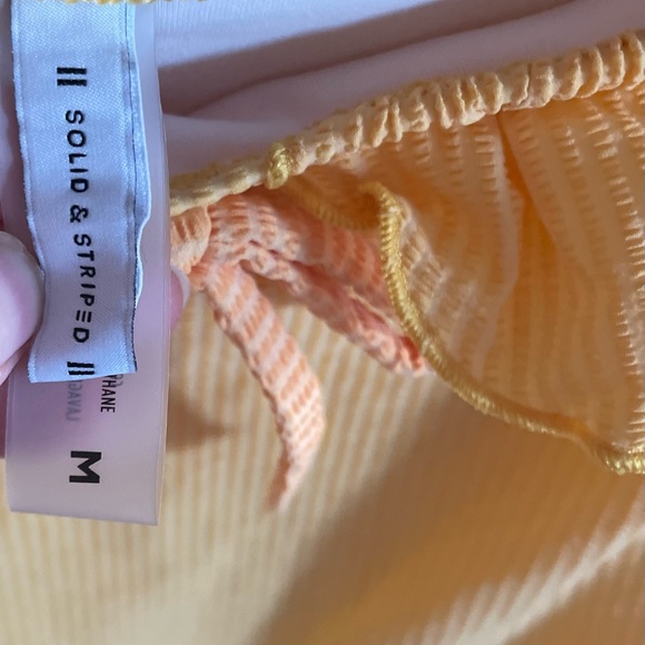 SOLID & STRIPED Amelia Yellow Swimsuit - Picture 7 of 8